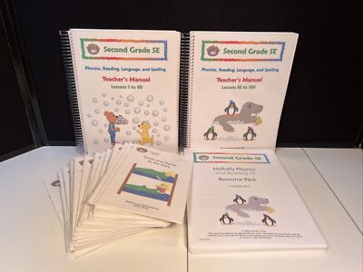 McRuffy Second  Grade Phonics Reading Language Spelling Curriculum & More