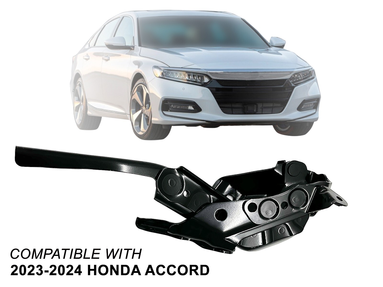For 2023 Honda Accord Passenger Right RH Side Hood Hinge