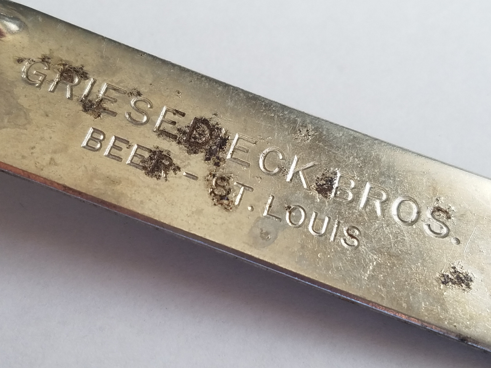 VINTAGE - GRIESEDIECK BROS. BEER  CAN OPENER