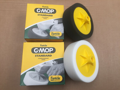 Pack of 2 TWO Farecla G Mop 150mm Compounding & Polishing Head 14mm 6'' Foam