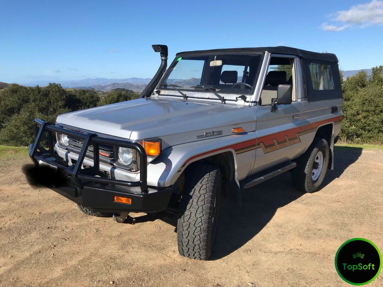 TopSoft™ Toyota Land Cruiser Custom Soft Top Kit Hardware