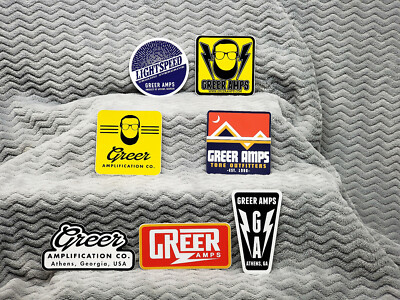 Greer Amps 7 Sticker Set ORIGINAL GENUINE