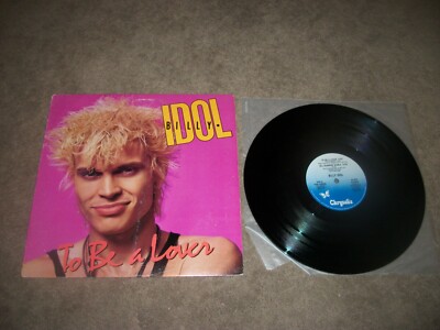 BILLY IDOL TO BE A LOVER 12'' SINGLE 1986 STERLING All Summer 4V9 43025 VG+ VINYL