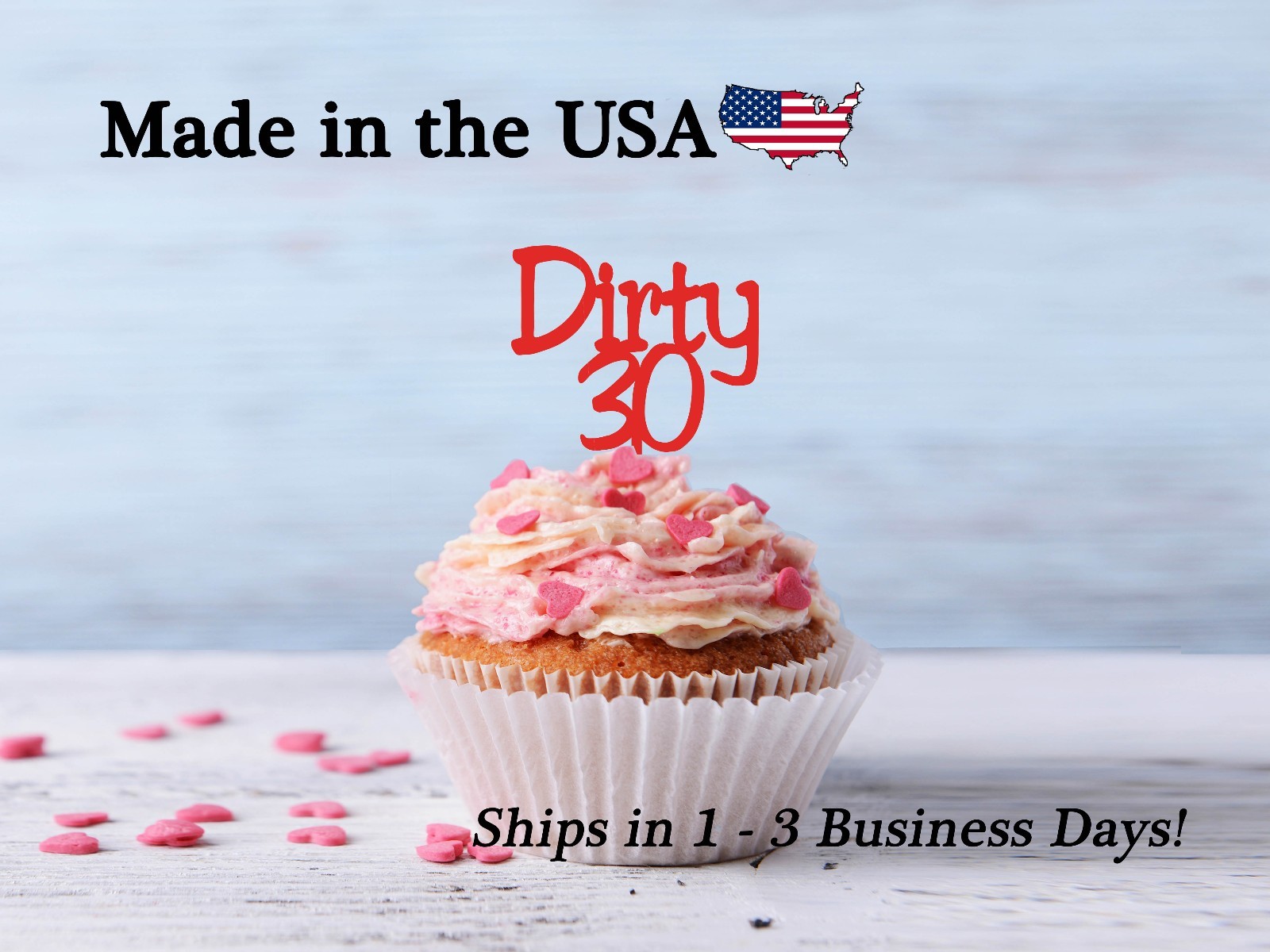 Dirty 30, Happy 30th Birthday, Happy Birthday Number, Cupcak