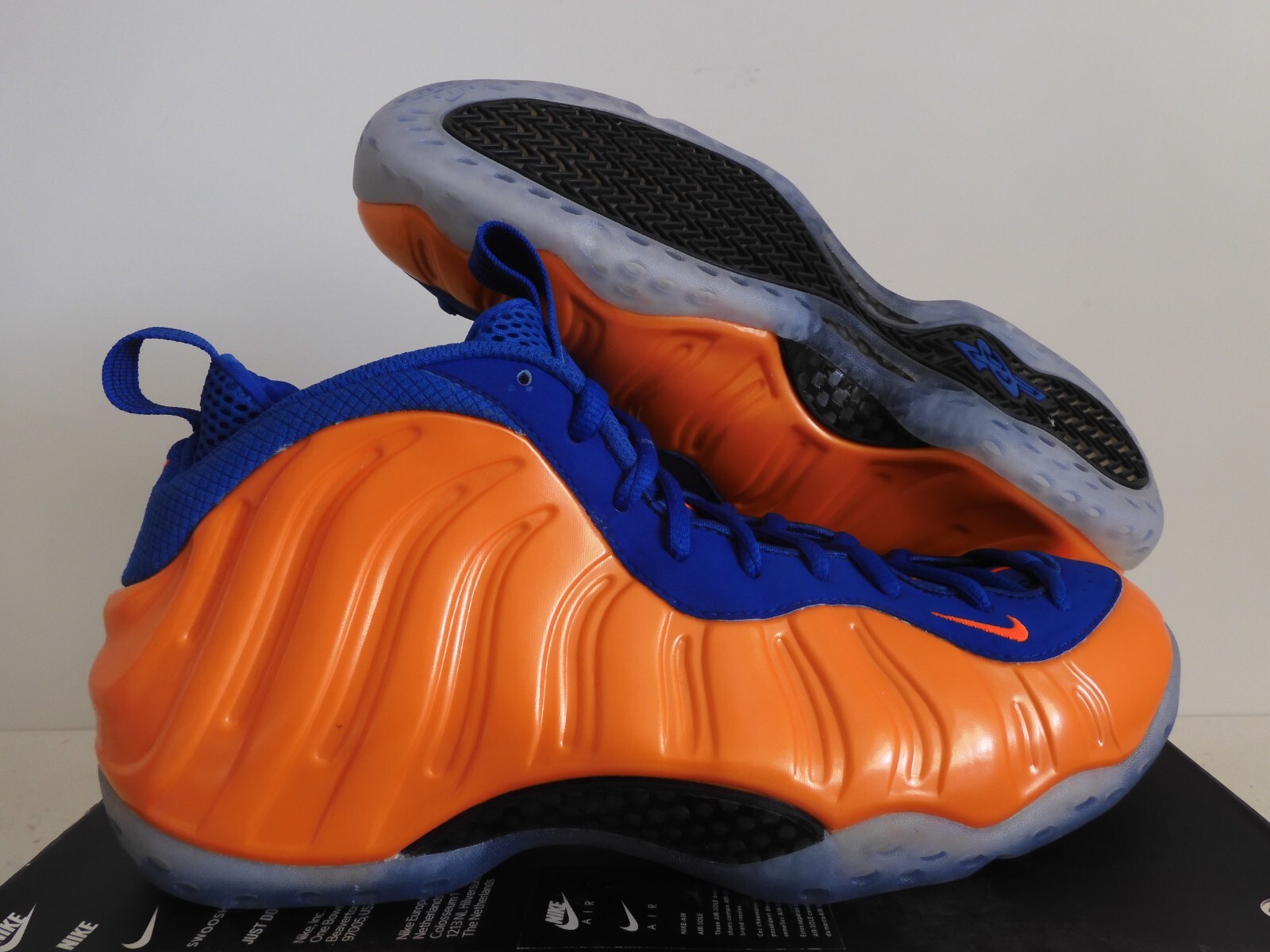 foamposite orange and blue