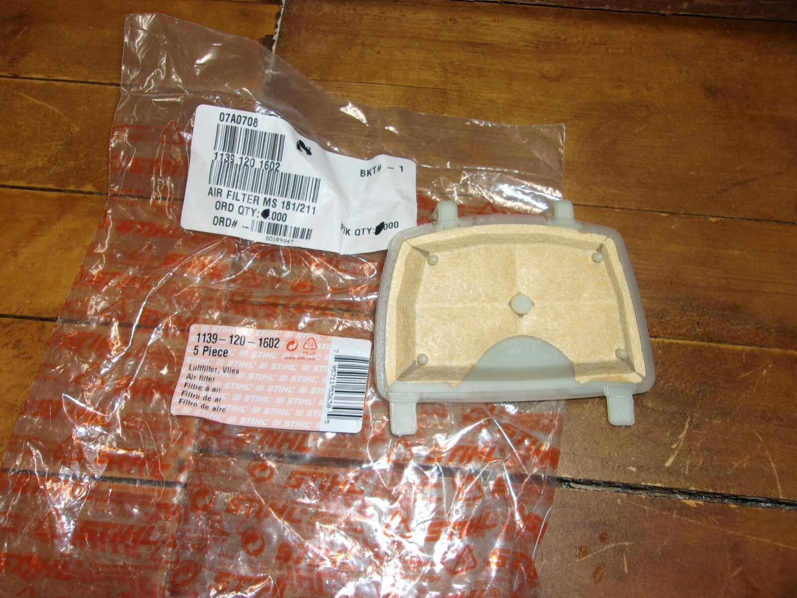 Stihl OEM MS211 Air Filter 1139-120-1602 MS 211 181 171 #GL Stihl OEM MS211 Air Filter 1139-120-1602 MS 211 181 171 #GL