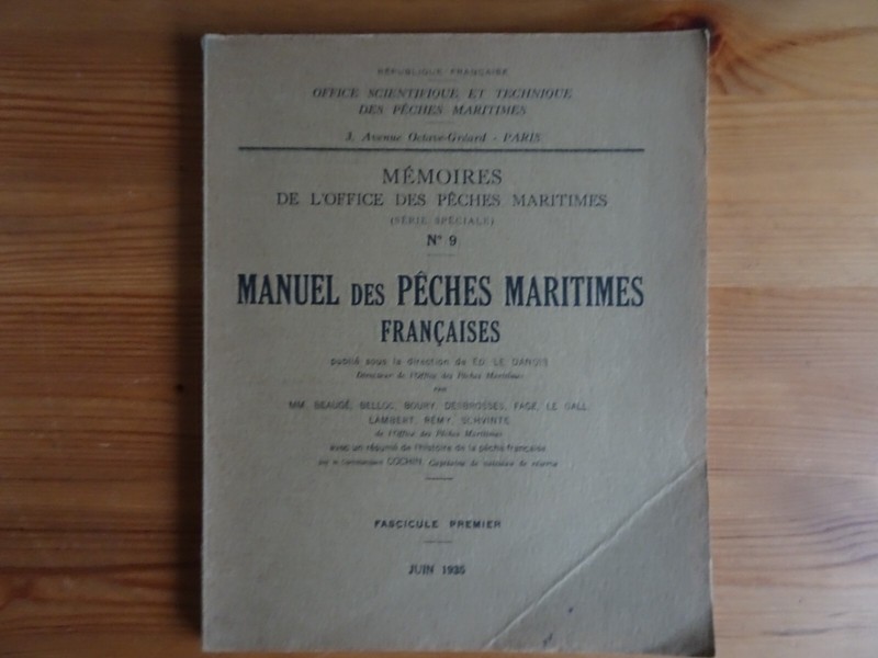 Manuel Des Peches Maritimes FranÃ§Aises, NÂ°9, Juin 1935