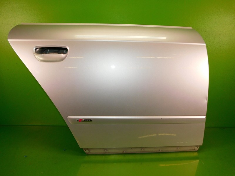 05-08 Audi A4 S line OEM rear back passenger right door shell silver