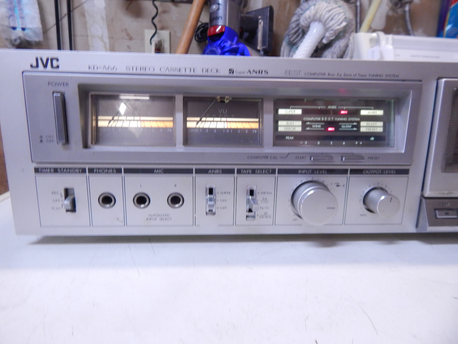 Vintage JVC KD-A66 Stereo Cassette Deck Super ANRS