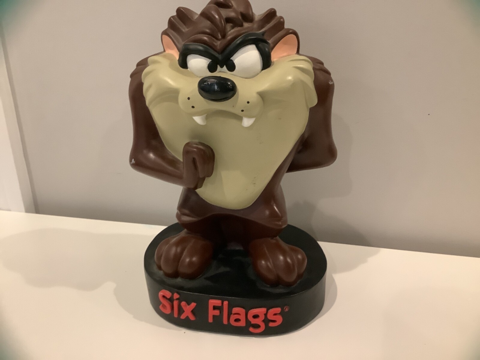 Rare Looney Tunes Taz Tasmanian Devil Six Flags Figurine Bank Statue Plasticのebay公認海外通販 セカイモン