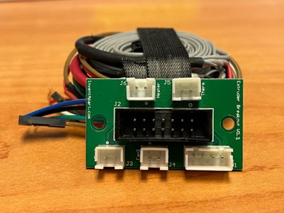 RigidBot 3D Printer Tool Head Hot End Breakout Board V0.3 PCB 1065 with Wiring