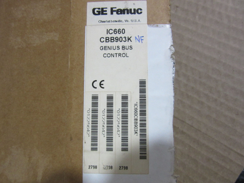 Ge Fanuc Ic660cbb903k Genius Bus Control Board New!!! Free Shipping