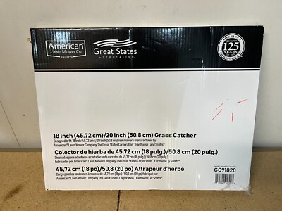 American Lawn Mower Company GC91820 18-Inch/20-Inch Reel Lawn Mower Grass Black