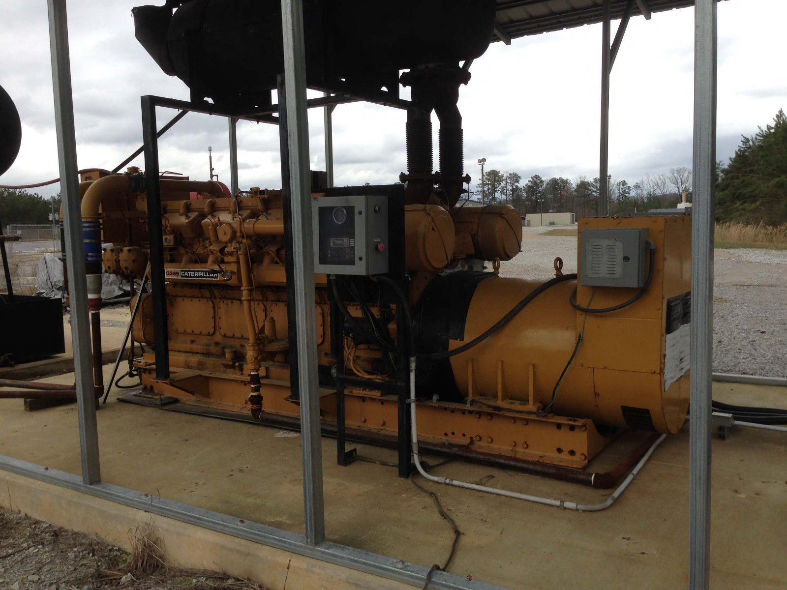 Cat G399 NA Generator (Natural Gas Genset); 450 kw Continuous; 480V