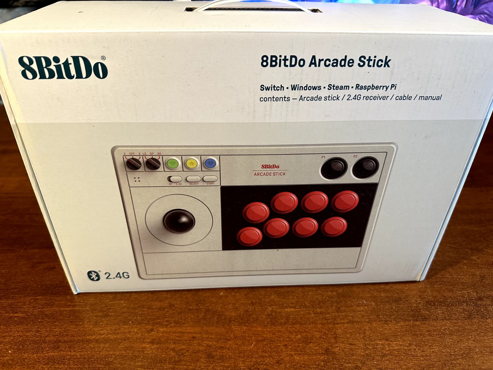 8Bitdo Arcade Stick for Switch & Windows Arcade Support Wireless Bluetooth  NEW!