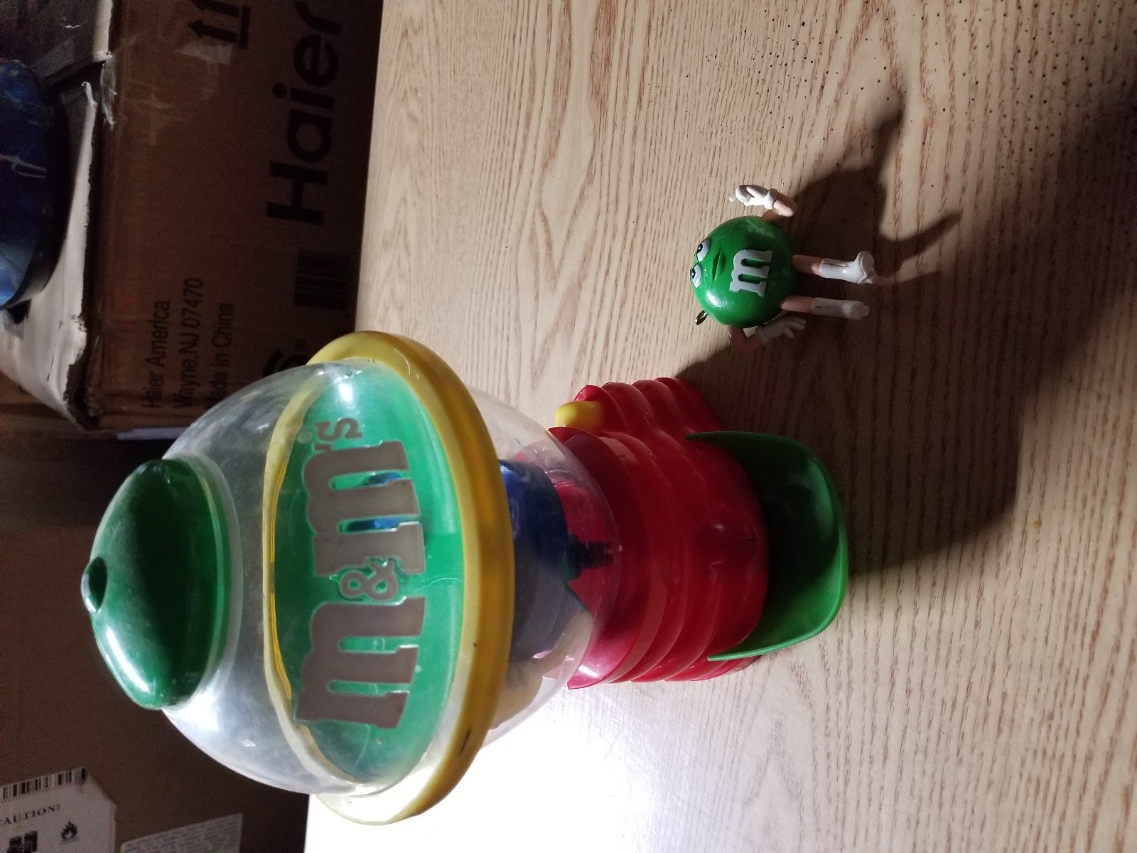 M&M's Candy Fun Machine Dispenser Red And Yellow M&M's