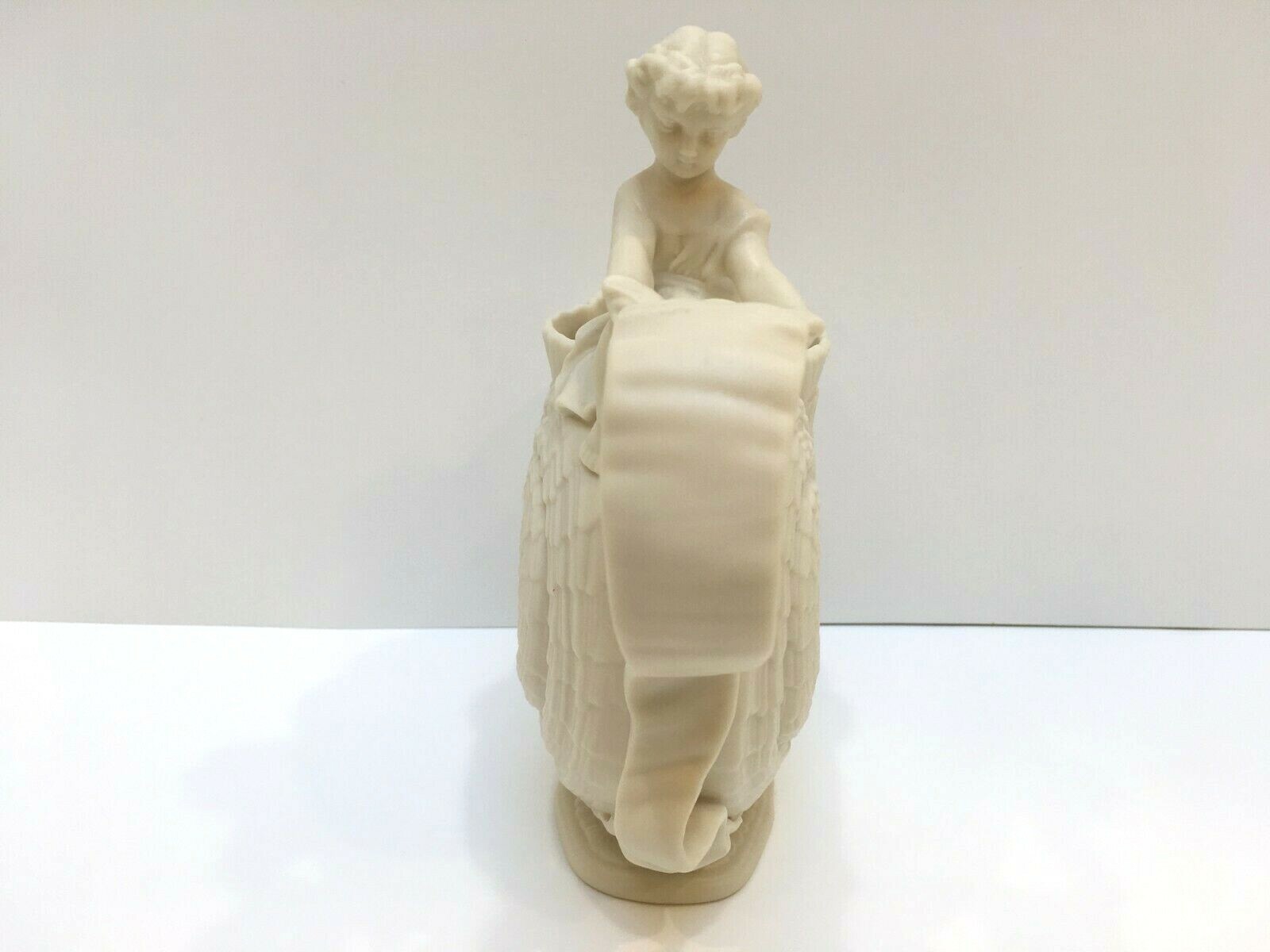 Walter Scott Lenox VASE PITCHER Porcelain White Limited Edition #2042 USA Signed