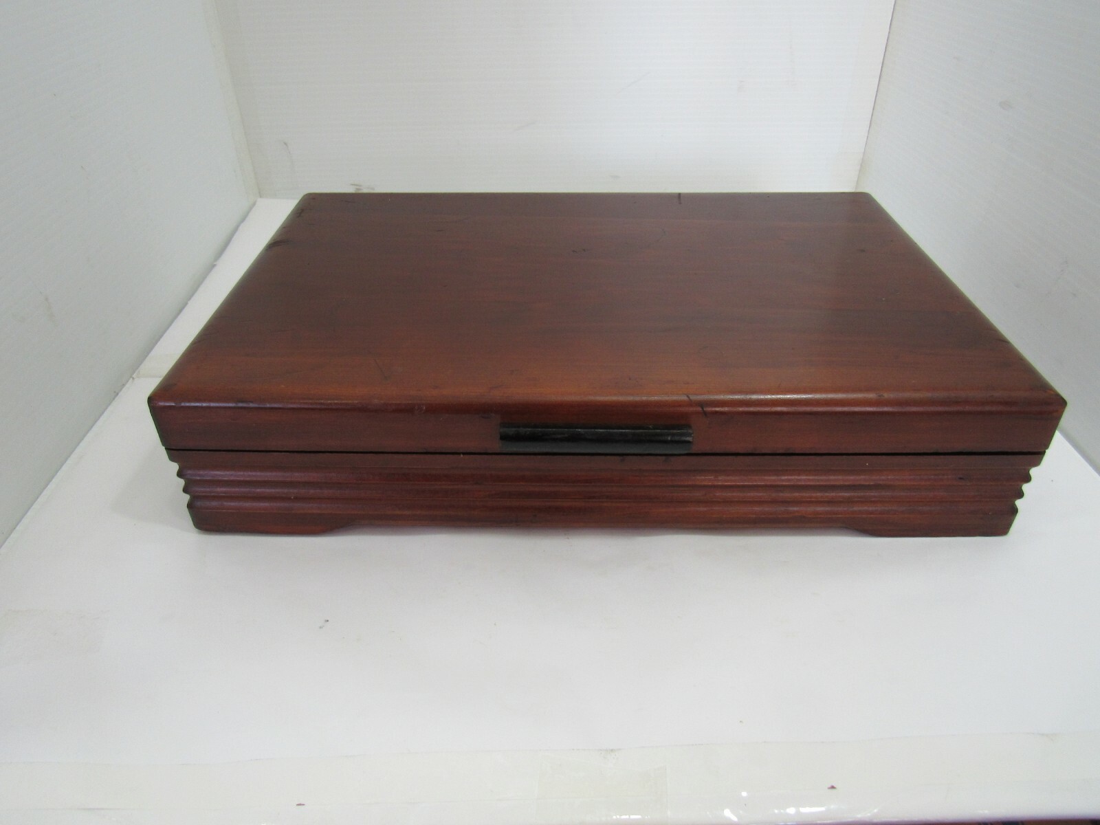 Vintage Wooden 1881 Rogers Silverware Flatware Storage Box Case