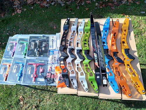 Olympic Archery Bow Complete Setup Great For Target , Barebow Decut Basha Pro