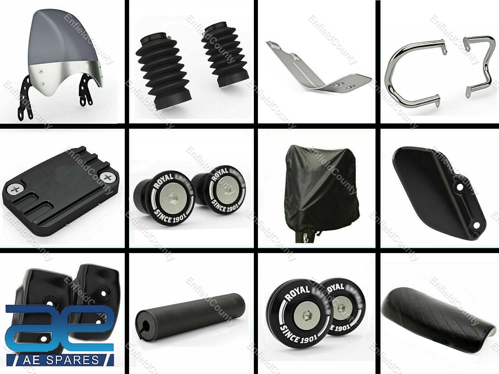 For Royal Enfield Interceptor 650 Accessory Products Combo Pack 12 Item 