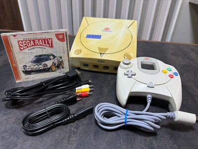 Sega Dreamcast HKT-3000 Console + 1 Game Soft SEGA RALLY 2 Tested