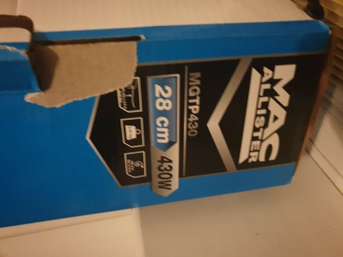 mac allister mgtp430 430w corded grass trimmer