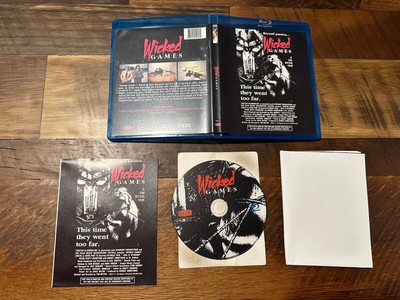 Wicked Games Blu ray*SRS Cinema*Tim Ritter Obscure Horror*Rare*Poster*