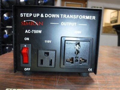 Simran 750W Step-Up & Down Voltage Converter - Black (AC-750W)