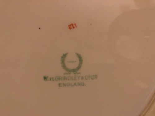 Vintage W. H Grindley Lg Round Serving Platter Pasta Bowl England 13