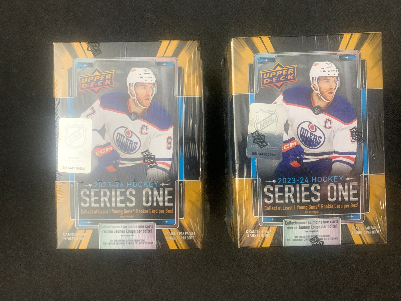 2023 Upper Deck Series 1 Young Guns Hockey Factory Sealed Blaster 2 Box Lot