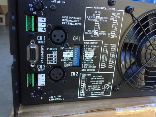 QSC ISA 280 Professional Audio Amplifier Power Amp Used