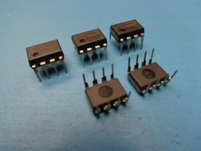 (5) TI TL7705ACP 1 CHANNEL SUPERVISOR SIMPLE POWER ON RESET 8 PIN DIP PDIP IC