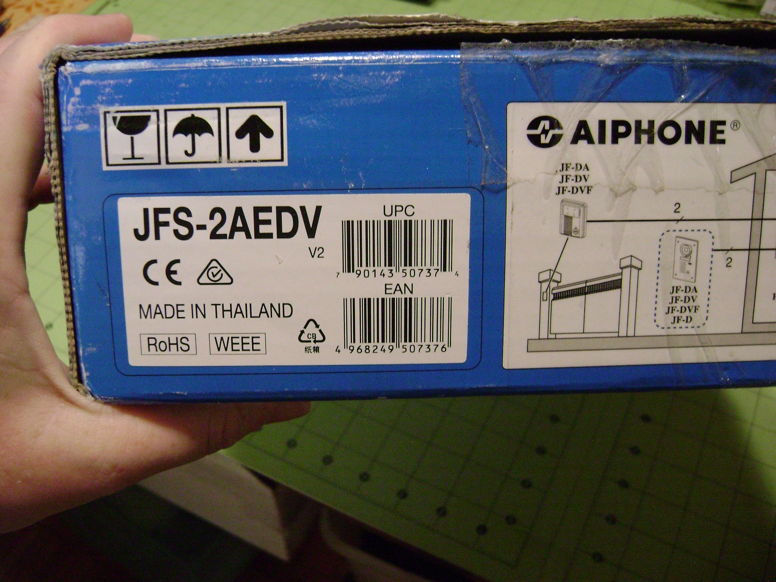 AIPHONE JFS-2AEDV Video Intercom Station Kit JP
