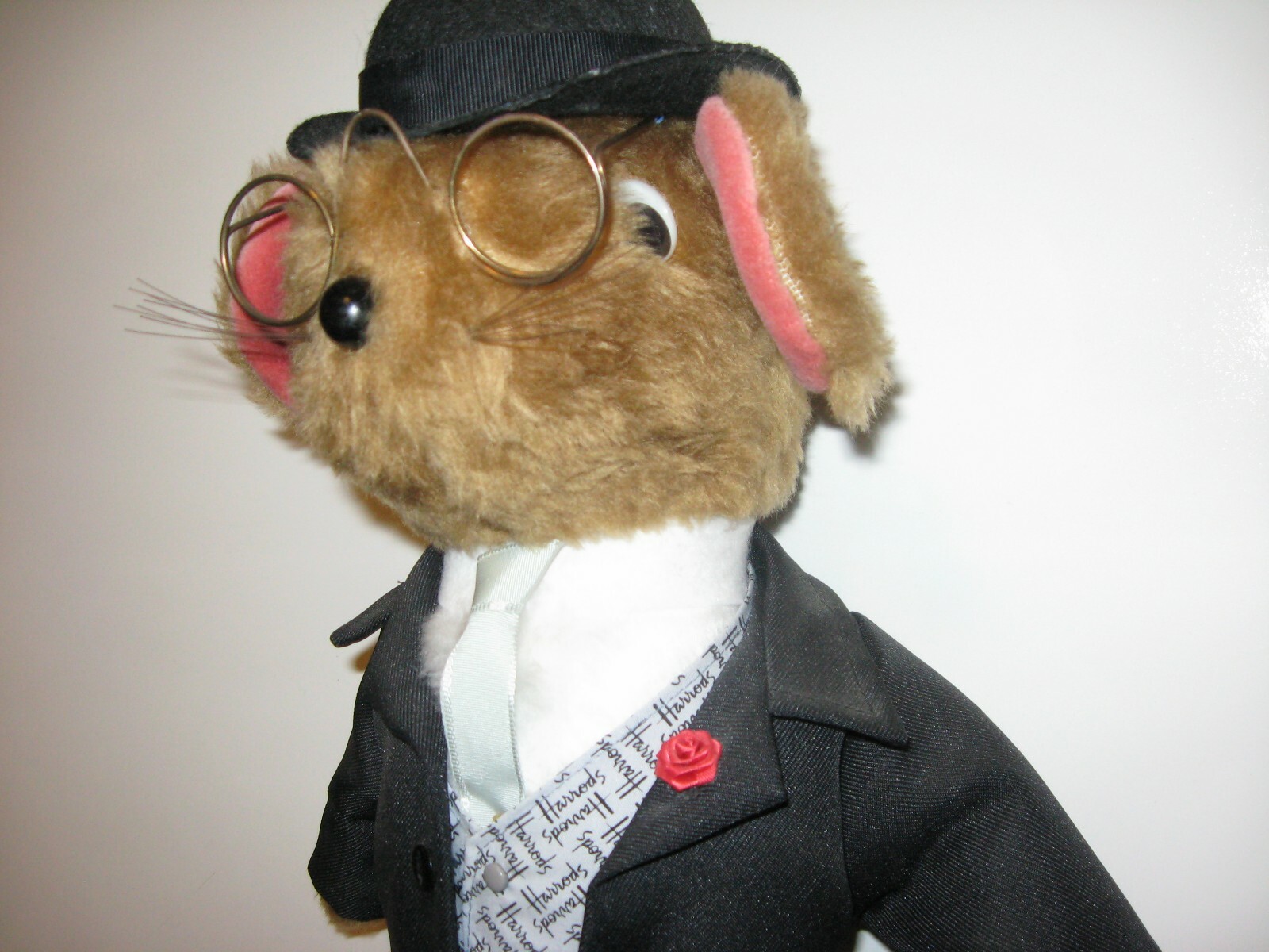 Vintage Door Stop Mouse Top Hat Jane’s Originals London Harrods 19” Tall