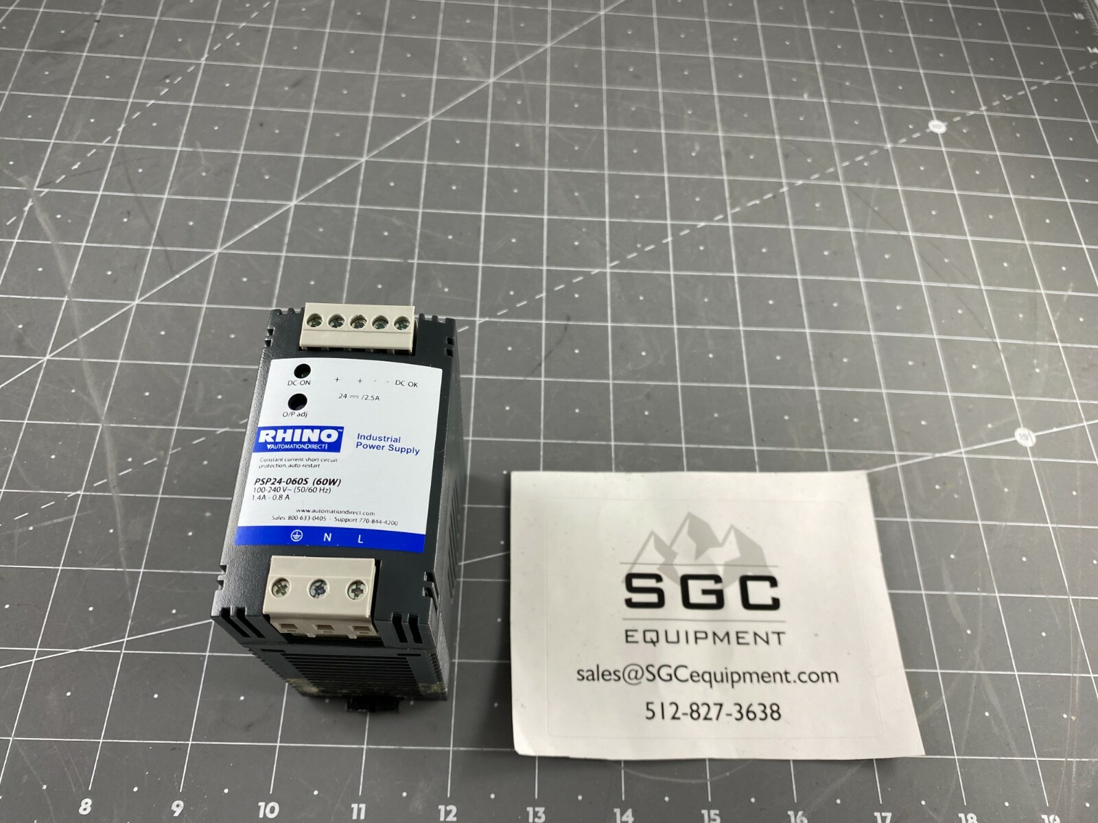 RHINO PSP24-0605 INDUSTRIAL POWER SUPPLY 60W 100-240V - 50