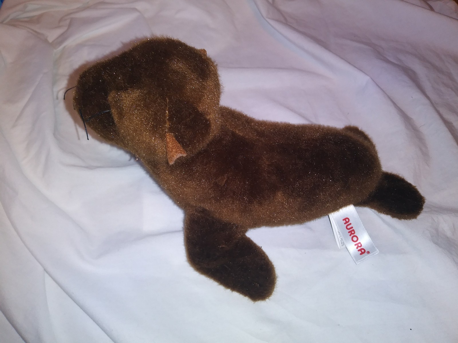 Aurora World Plush Brown Seal Stuffed Animal