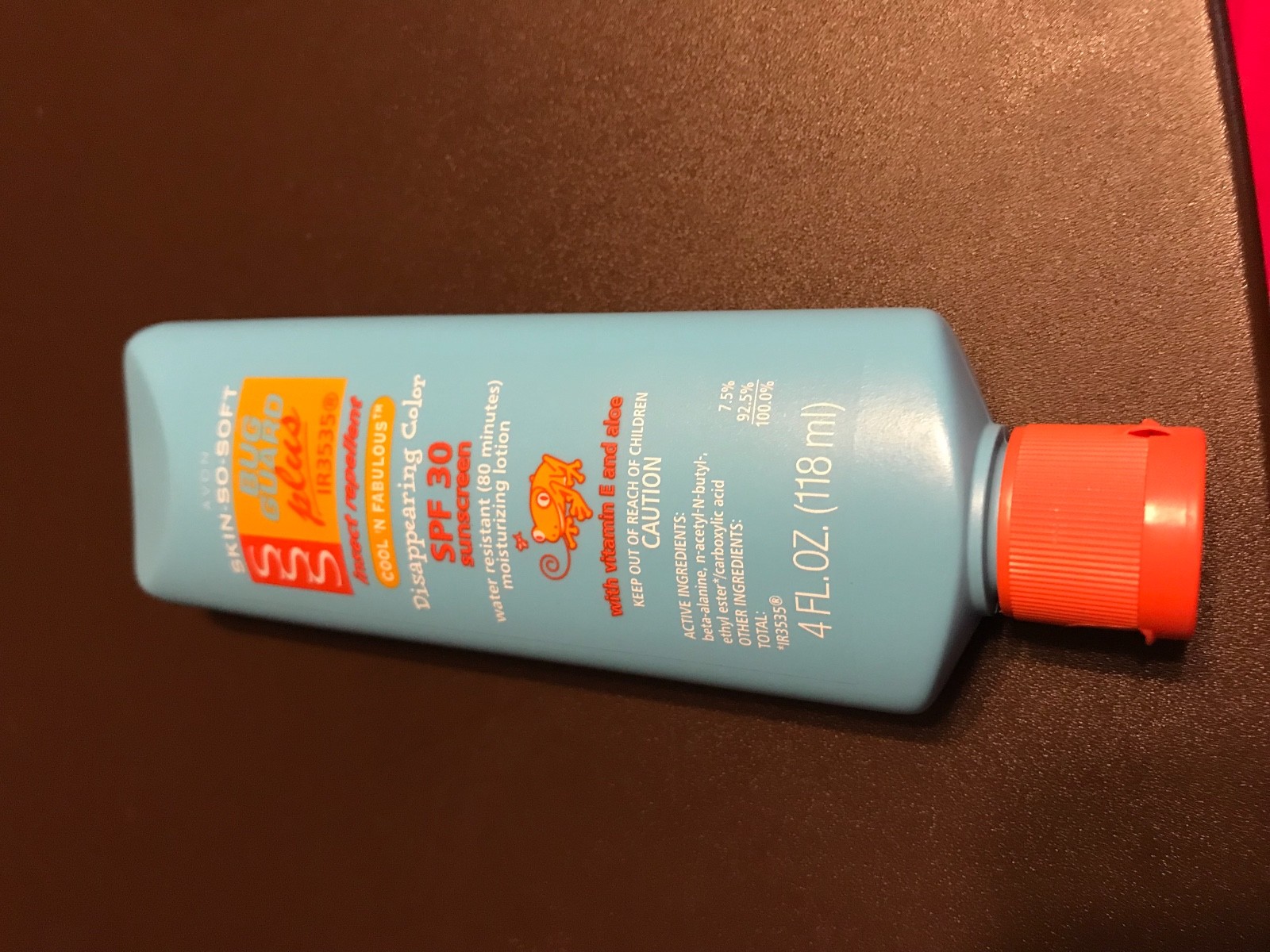 AVON SKIN SO SOFT BUG GUARD PLUS IR3535 INSECT REPELLENT DISAPPEARING COLOR SPF