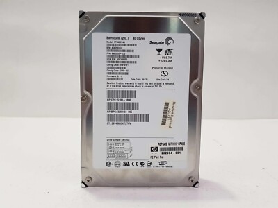 SEAGATE BARRACUDA 7200.7 40 GBYTES HARD DRIVE ST340014A