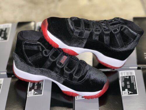 Pre-owned Jordan Air  11 Retro Bred Velvet Women Size 6w-12w Db5457 061 Ready To Ship