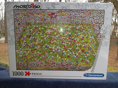 Clementoni  39537  Mordillo  The Match  1000 Piece Jigsaw Puzzle  New  Sealed