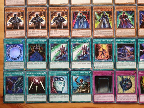 YuGiOh Dunkler Magier Chaos Hexer Drachenmeisterritter Timaeus Soldat Deck 3