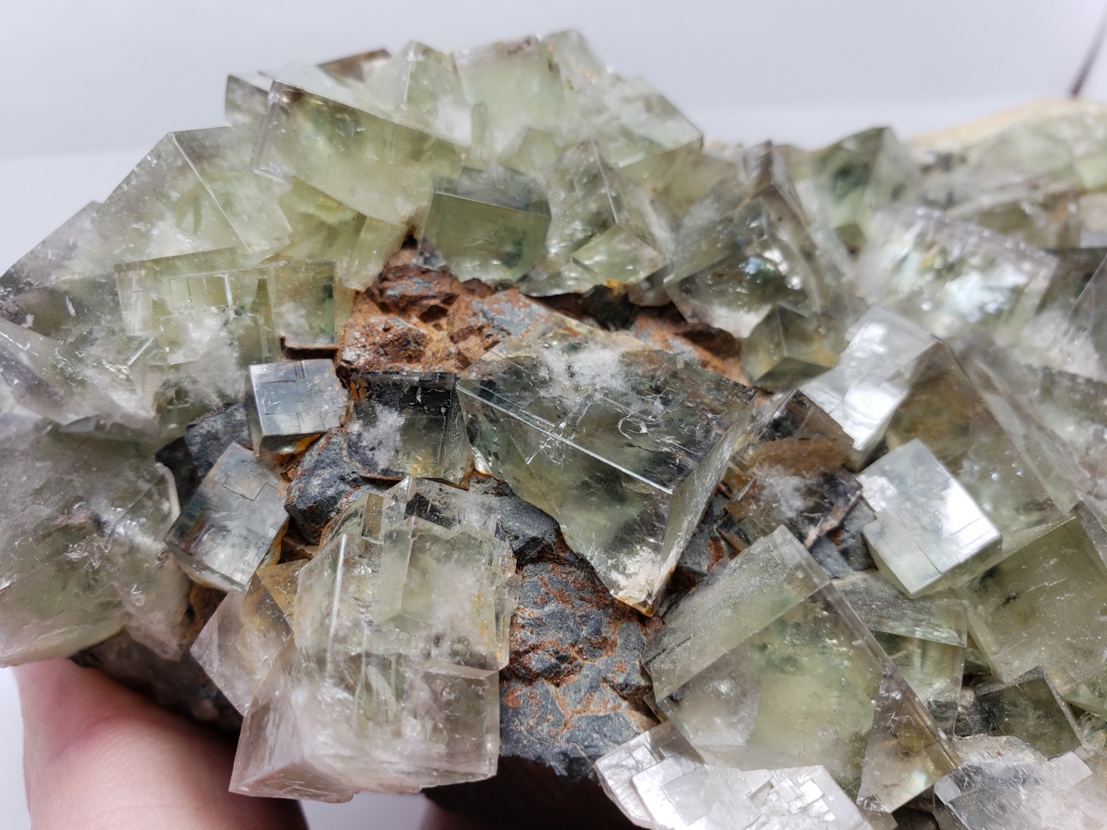 1266g Old Collection Fluorite/Galena Crystal Mineral Specimen England Rodgerly