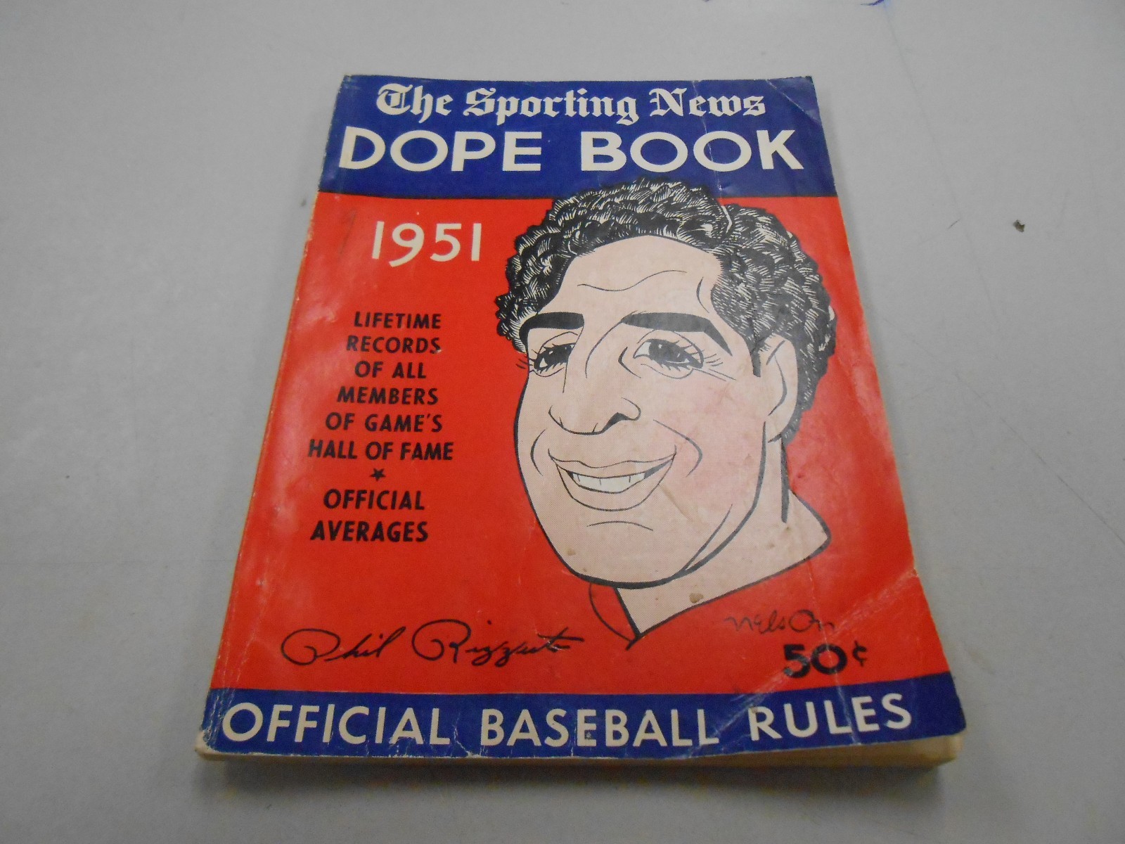 The Sporting News Dope Book 1951! (1951, Charles C. Spink & Son) CHECK IT OUT!
