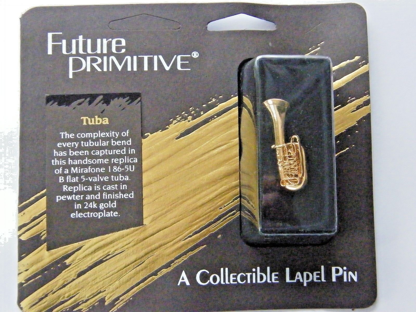 Tuba - Lapel Pin by Future Primitive - Vintage!