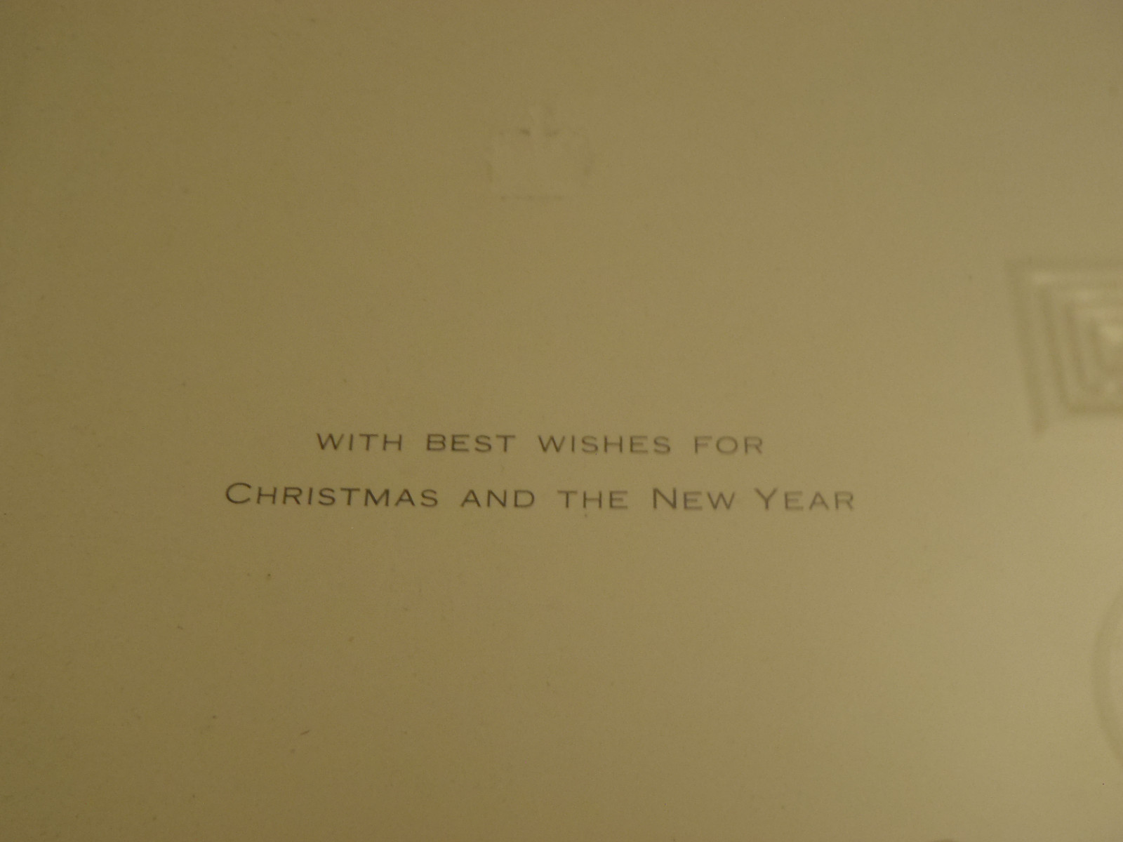 VERY RARE 1953 QUEEN ELIZABETH 11 & PHILLIP SIGNED COLOR CHRISTMAS CARD/ PSA/DNA