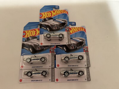 2024 Hot Wheels Shelby Cobra 427 S/C HW Rolling Metal LOT OF FIVE  