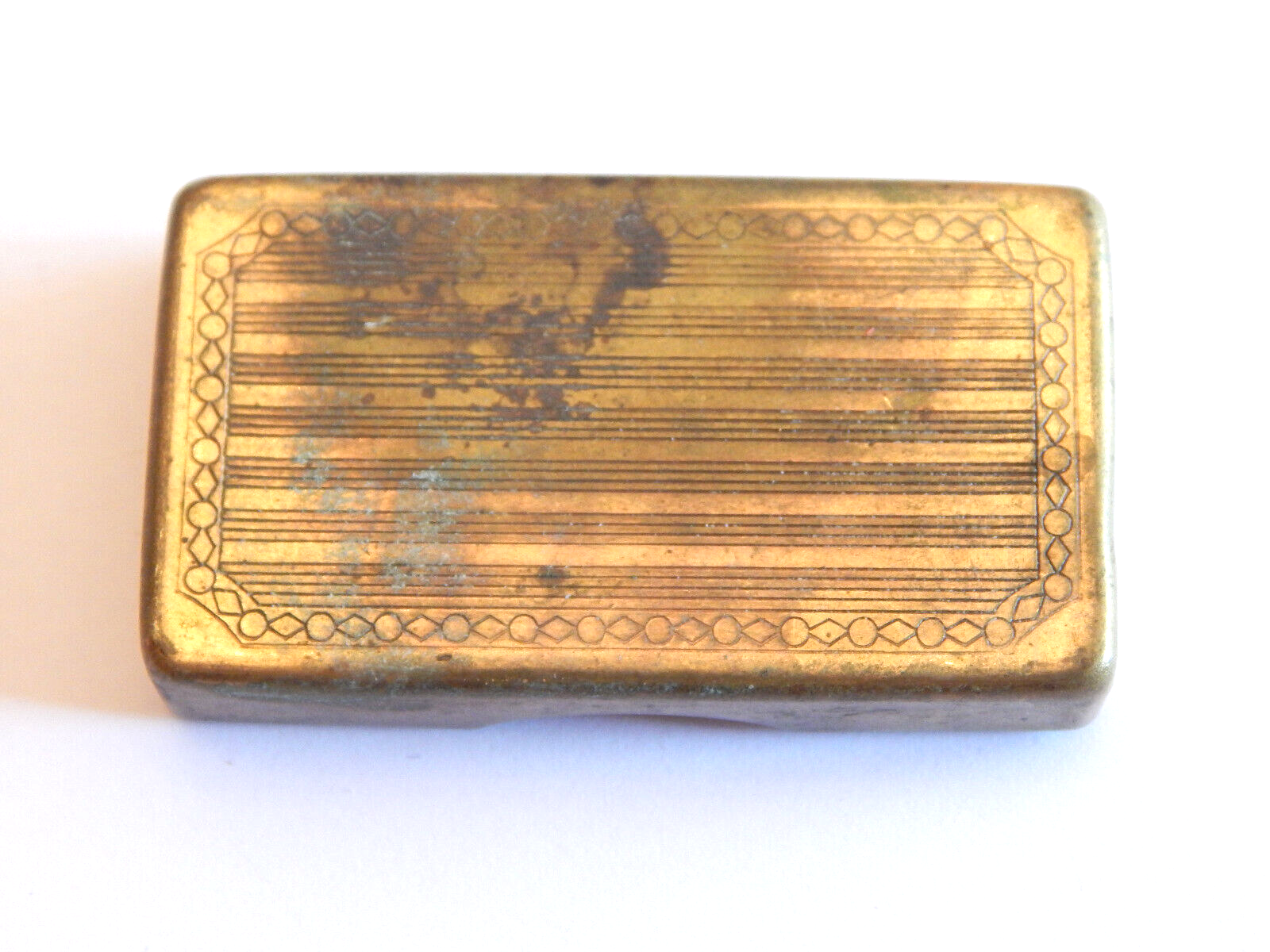 Antique Gillette Brass Safety Razor Set In Box wi/Extra Blades Art Nouveau 1904?