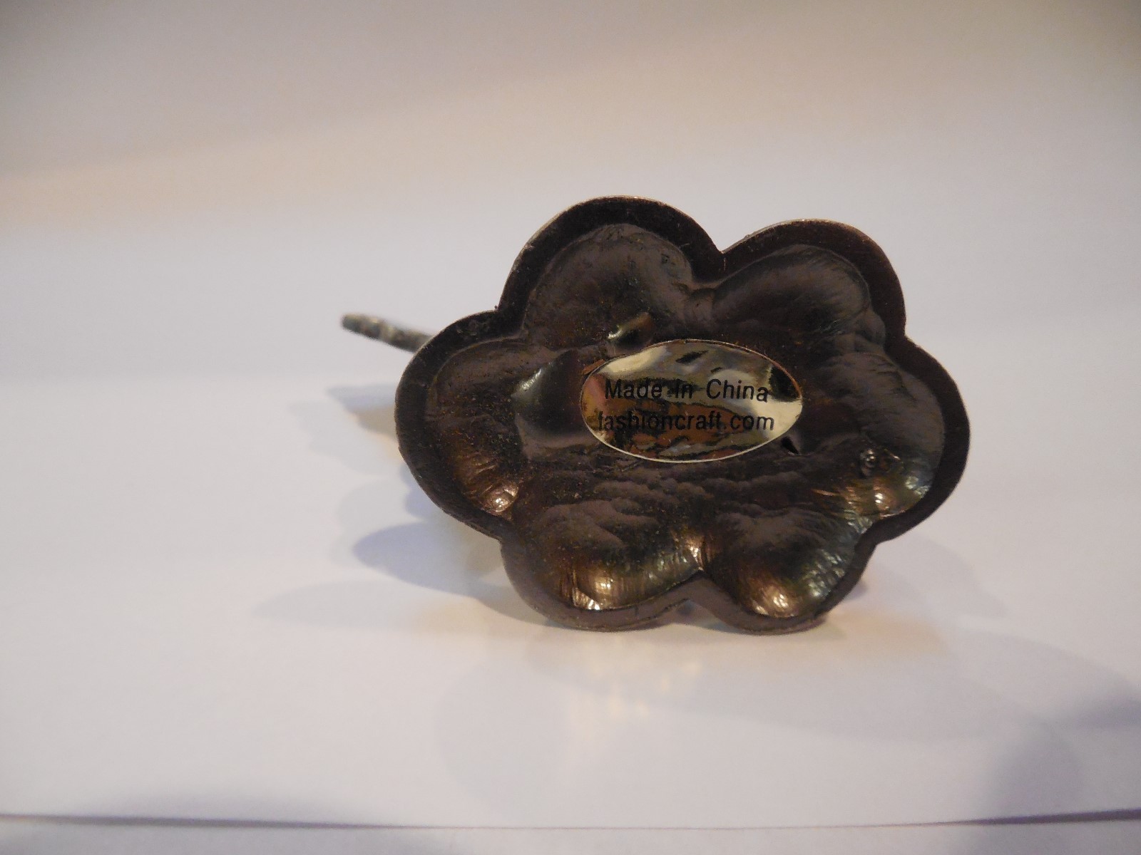 FASHIONCRAFT SMALL PEWTER BUTTERFLY MEMO / PHOTO / CARD / RECIPE HOLDER