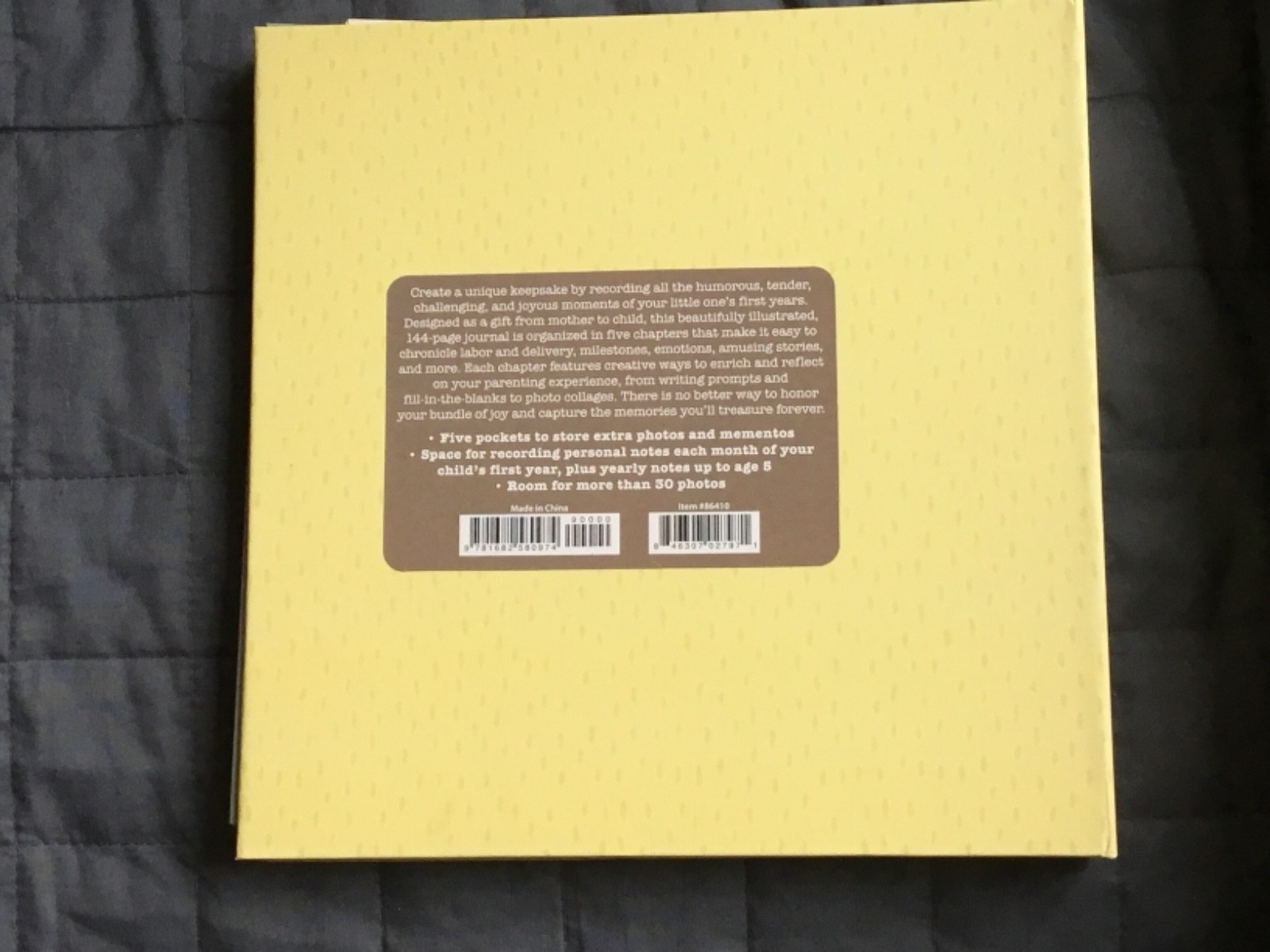 NEW STUDIO OH! BUNDLE OF JOY BABY MEMORY JOURNAL BABY’S FIRST YEARS SHOWER GIFT