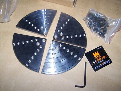 WEN LA432F 8-Inch Flat Lathe Chuck Jaws for Bowl Turning